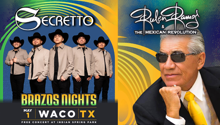 Texas-based norteño band Grupo Secretto and Ruben Ramos and The Mexican Revolution