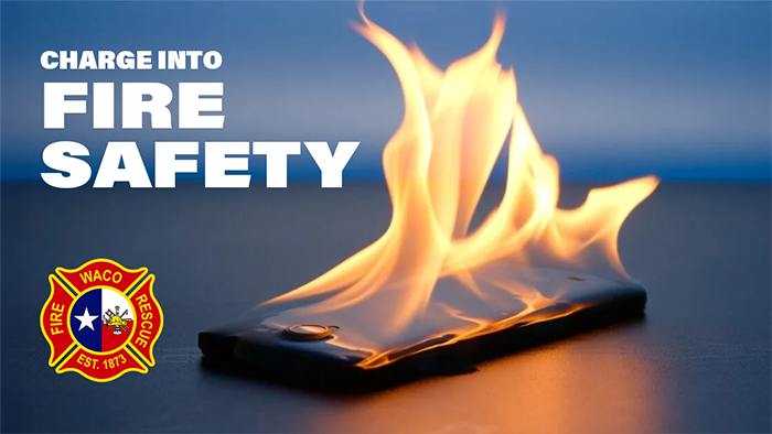 A phone on fire