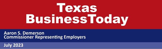 Texas Business Today July 2023 Header