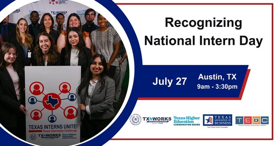 Texas Interns Unite! National Intern Day Save the Date 2023