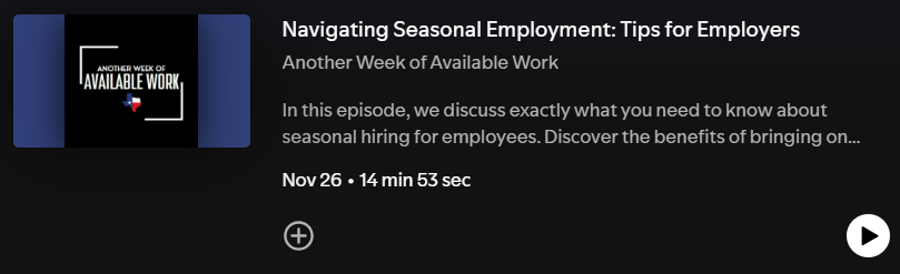 Thumbnail linking to Another Week of Available Work Podcast