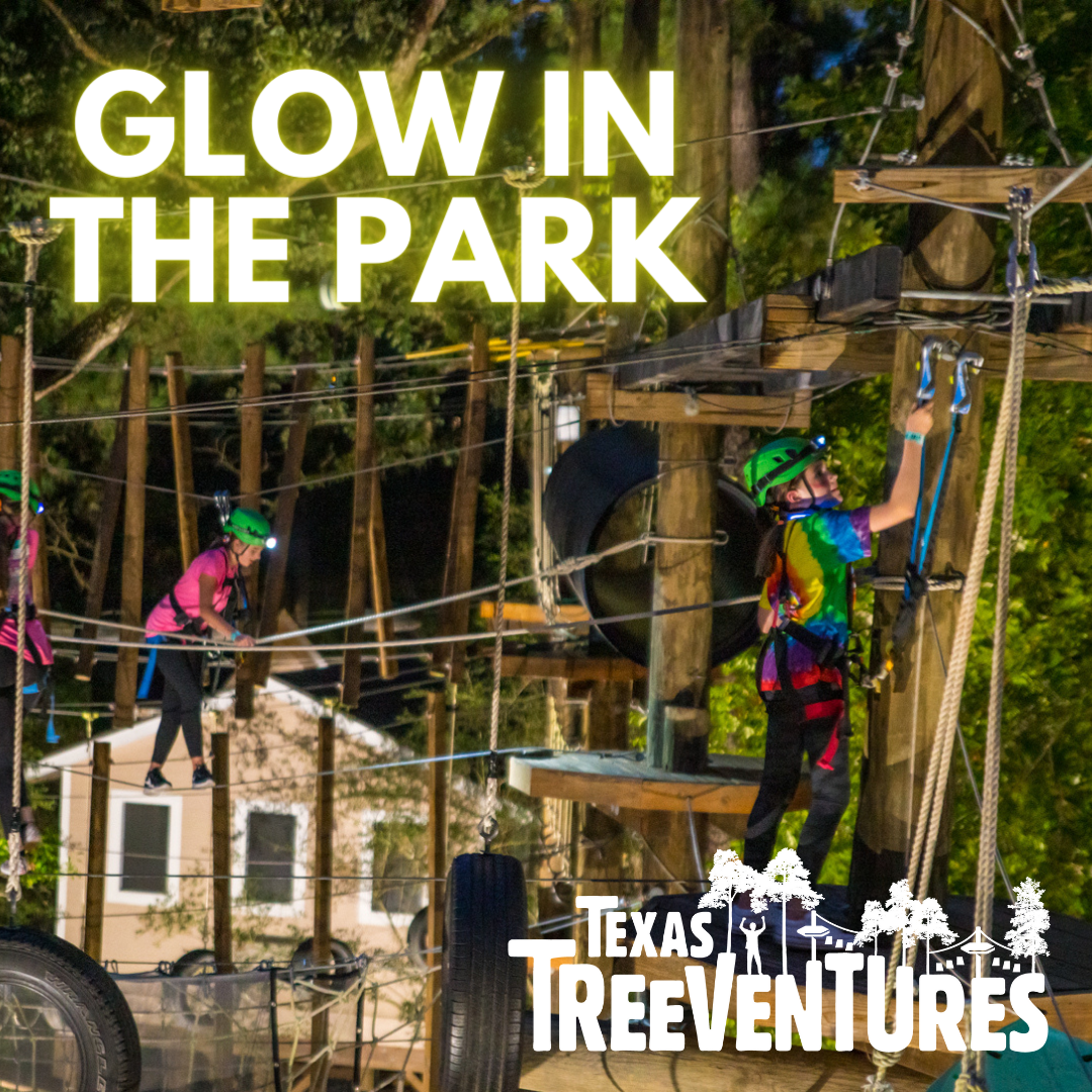 Glow in the Park at Texas TreeVentures