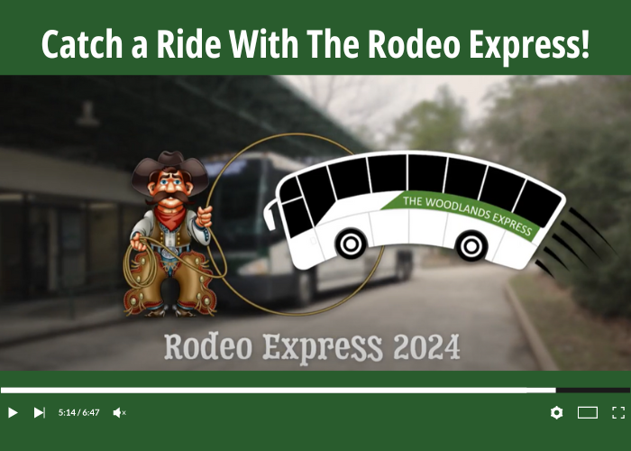 Catch A Ride to the Rodeo with The Woodlands Express