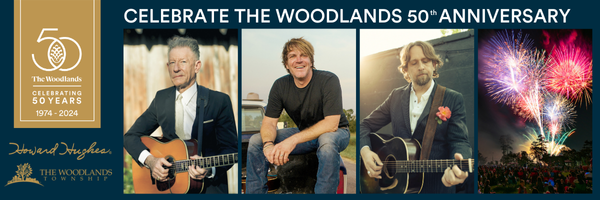 Celebrate The Woodlands 50th Anniversary with photos of performers and fireworks