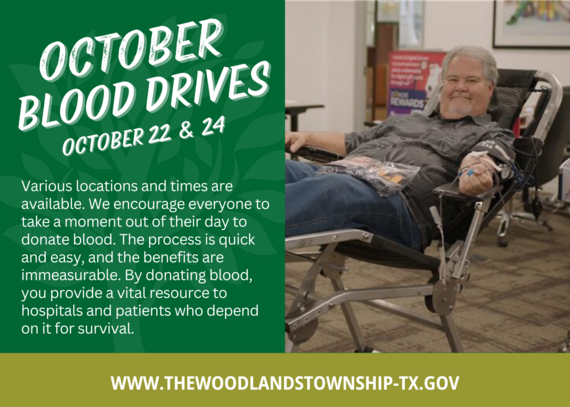 October Blood Drives, man sitting in chair, smiling giving blood