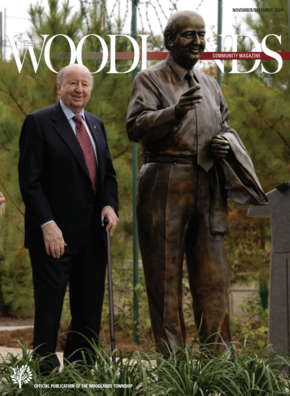 Cover of the November/December edition of The Woodlands Community Magazine