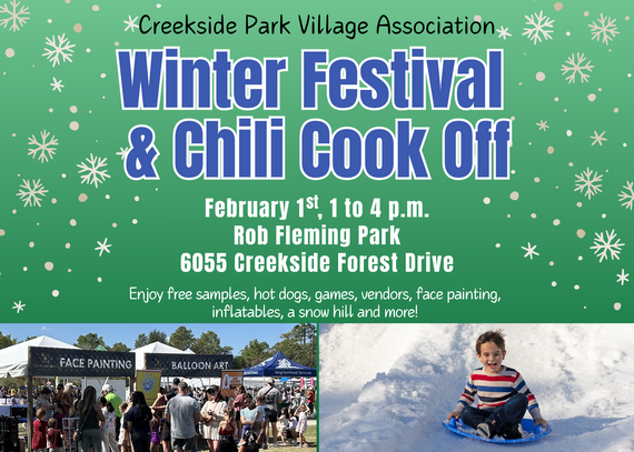 Winter Festival  & Chili Cook Off Februaru 1, 2025