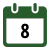 Calendar icon 8