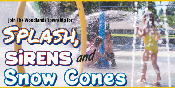 Photo of children playing the water at a splashpad