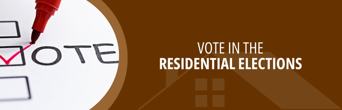 Vote in the Residential Elections