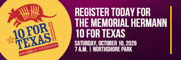 Memorial Hermann 10 for Texas Saturday, October 10, 2026, at 7 a.m.