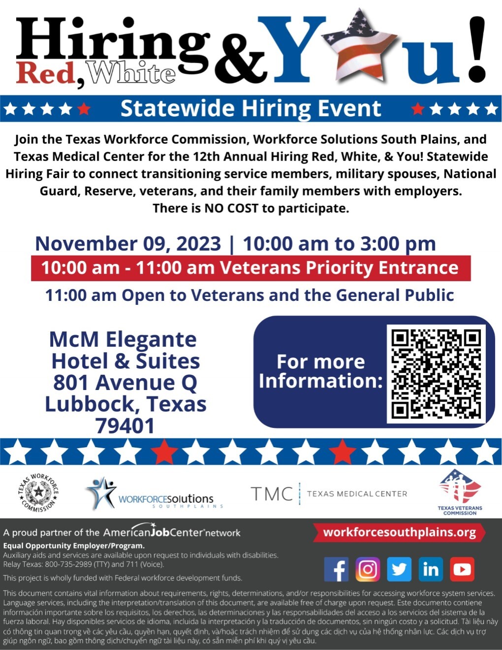 Red, White and You Job Fair 2023