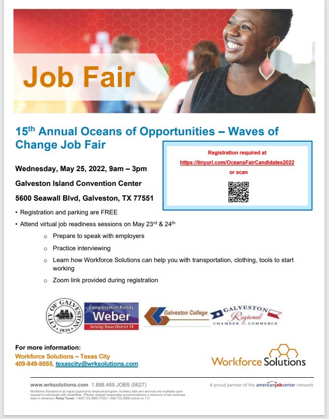 15th Annual Waves of Change Job Fair, Wednesday, May 25, 2022, 9 a.m ...