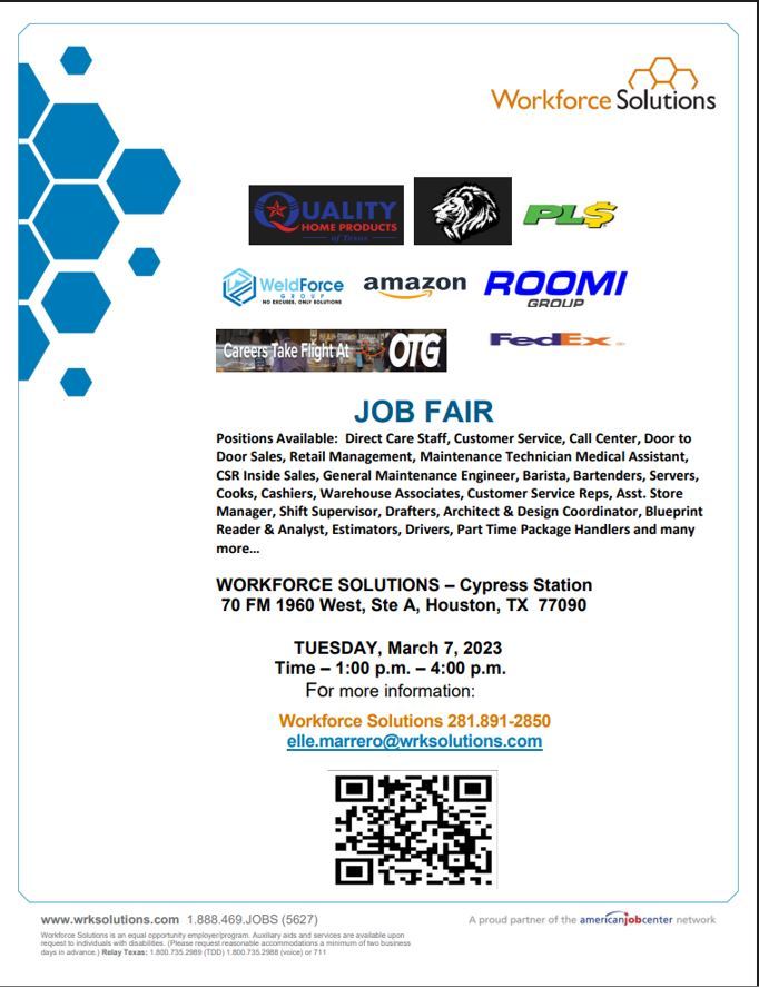 Cypress Station Job Fair