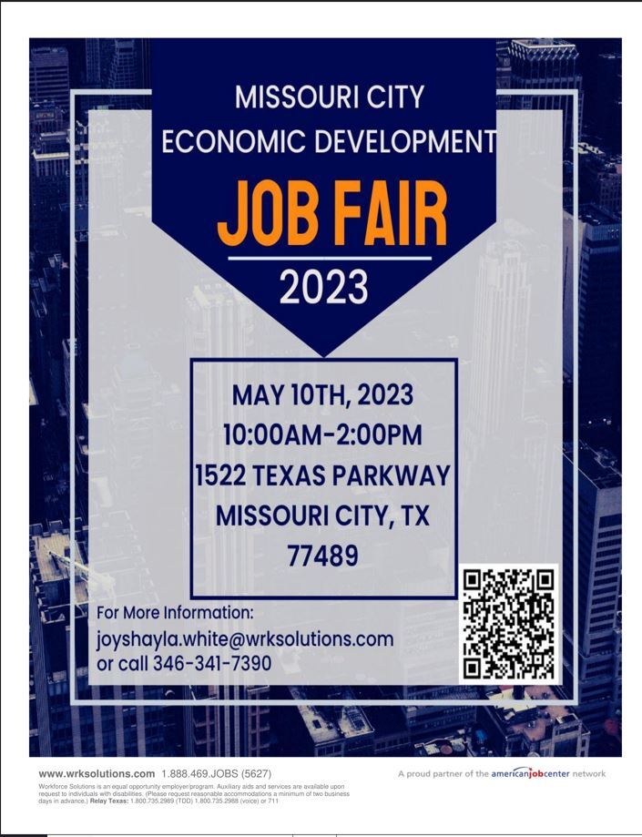 Missouri City Economic Development Job Fair