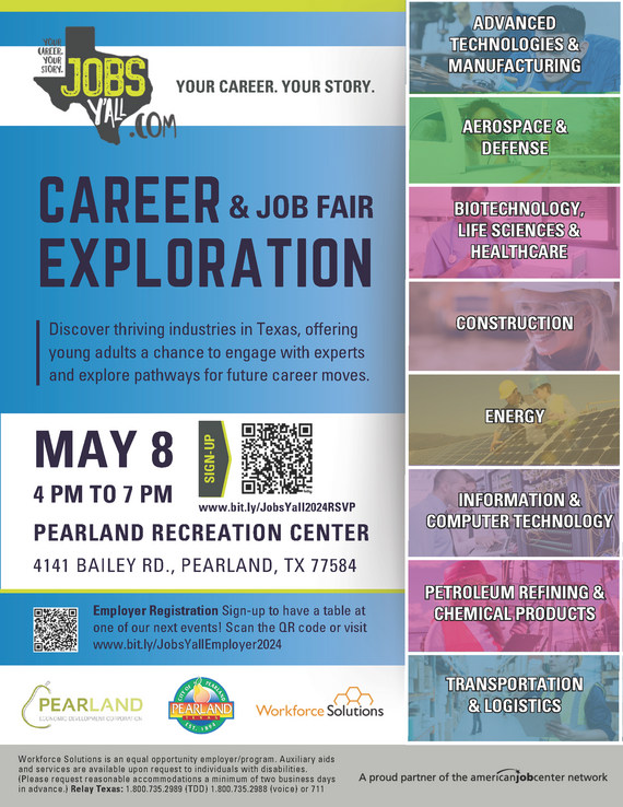 JOBS Y’ALL CAREER AND JOB FAIR EXPLORATION BRAZORIA COUNTY