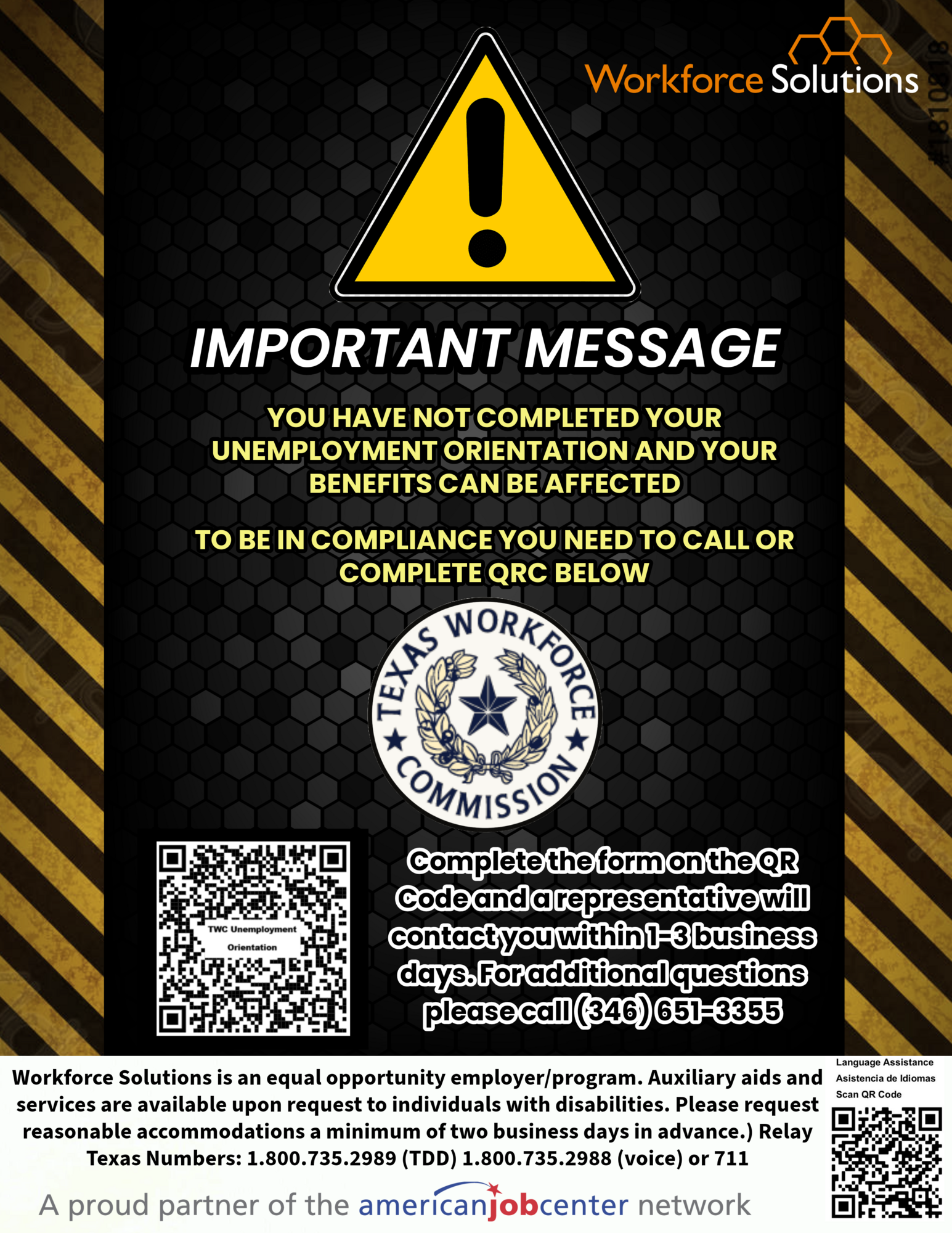 UI No Show Outreach Flyer