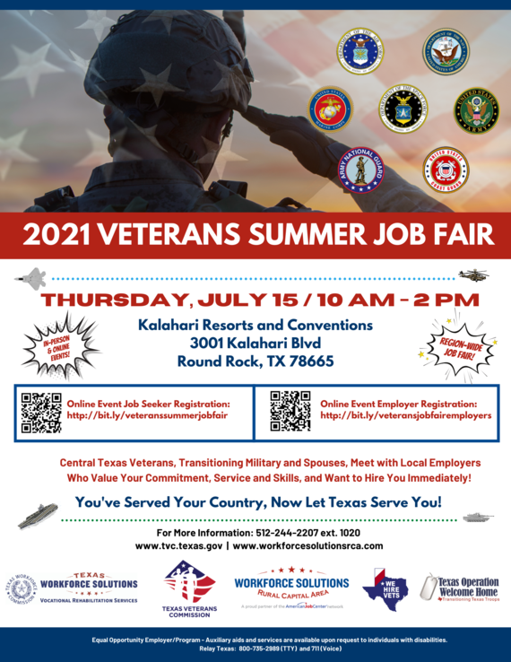 WSRCA Veterans Career Fair