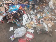 contaminated paper/card