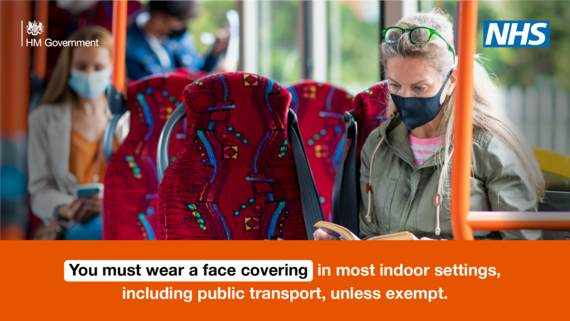 Face covering on public transport
