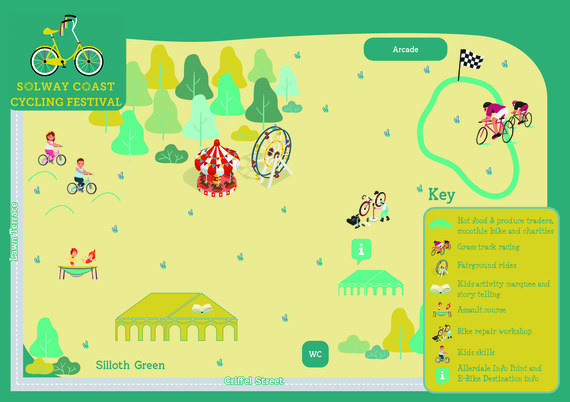Solway Coast Cycling Festival Map