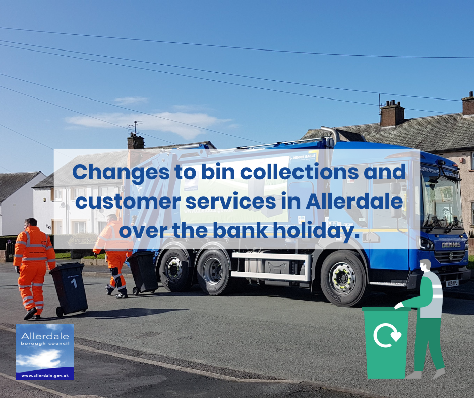 Changes to bin collections over the August bank holiday, the next