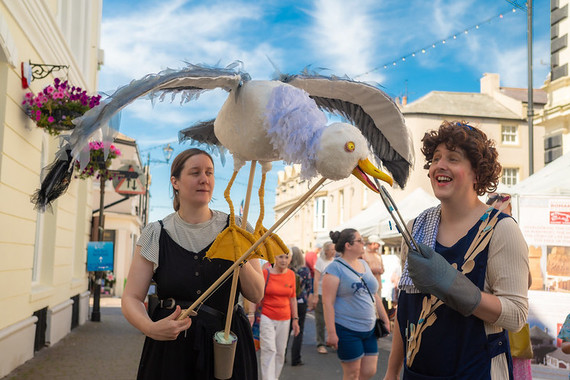 Taste of the Sea festival street theatre