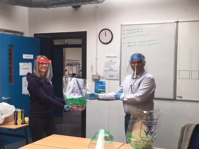 Schools making visors April 2020