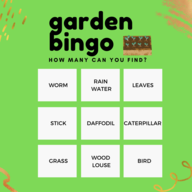 garden bingo