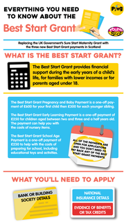 Best Start Grant information is available on the Young Scot website