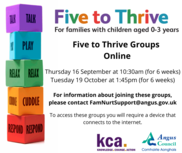 Five to Thrive Online group starting soon!