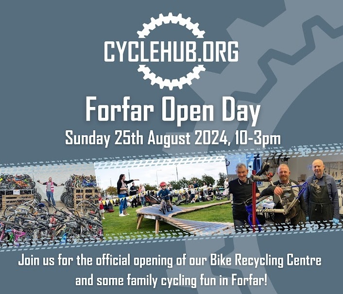 Forfar open angus cycle hub