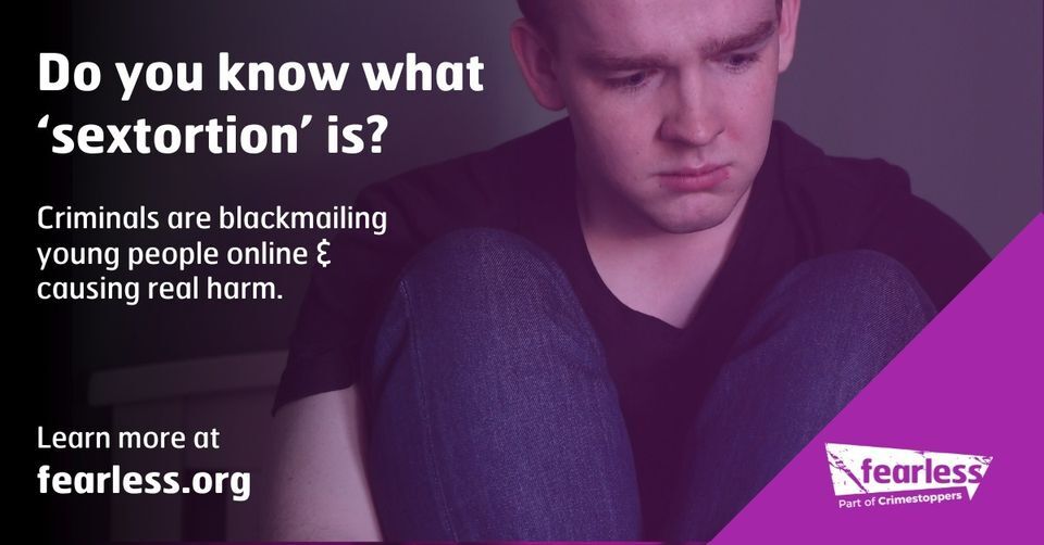 Sextortion fearless campaign