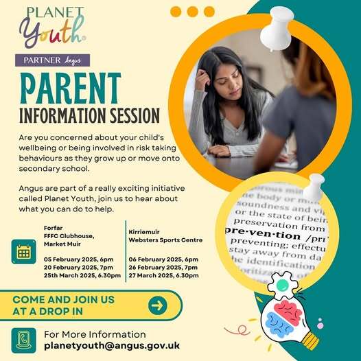 Planet Youth Angus events 2025