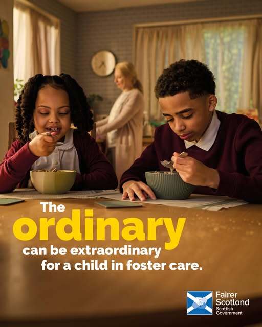 2025 Scottish Government foster care campaign