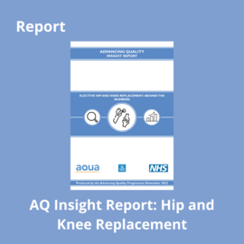 aq insight report: hip and knee replacement