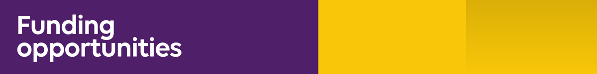 Funding opportunities