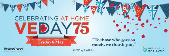 VE Day 75 Twitter banner