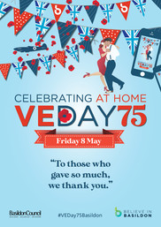 VE Day 75 poster