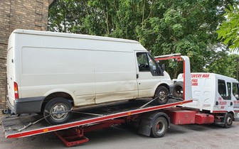 Seized van