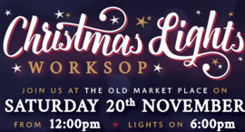 Christmas Lights Worksop - Old Market Place Sat 20th November from 12:00pm Lights on 6:00pm