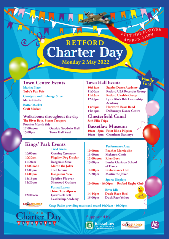 Retford Charter Day poster
