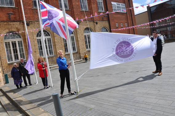 Jubilee Flag Raising