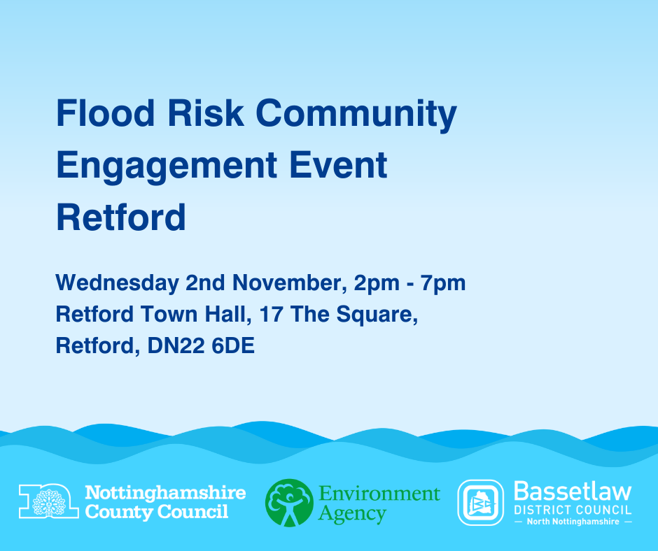 Retford flood event poster