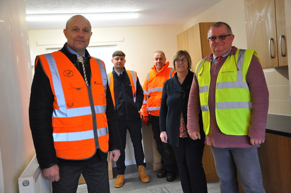 Staff and Councillors meeting new contractors