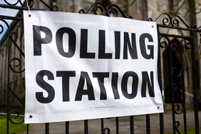 Polling Station Sign