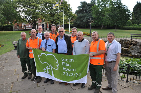 Green Flag at Kings' Park Retford