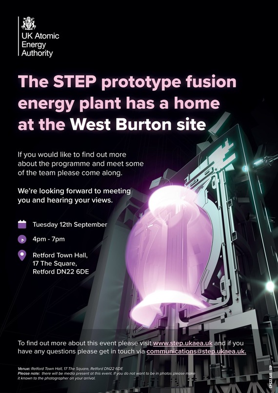 STEP Fusion Project at West Burton