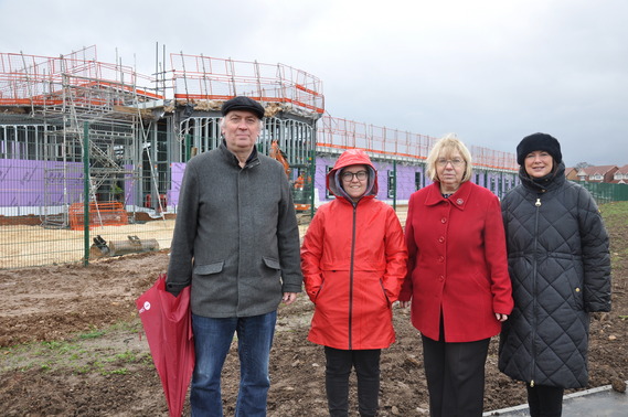 Councillors at new Gateford primary school
