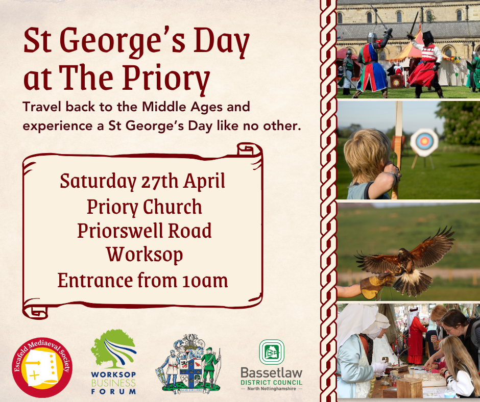 St Georges Day at Worksop Priory